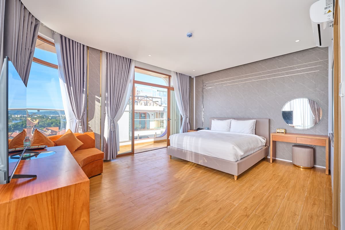 Premium bedding, memory-foam beds, free minibar items, in-room safe