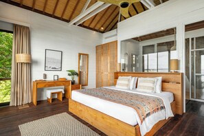 Villa, 1 chambre | 1 chambre, draps en coton égyptien, literie de qualité supérieure