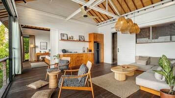 Villa, 1 habitación | Área de sala de estar