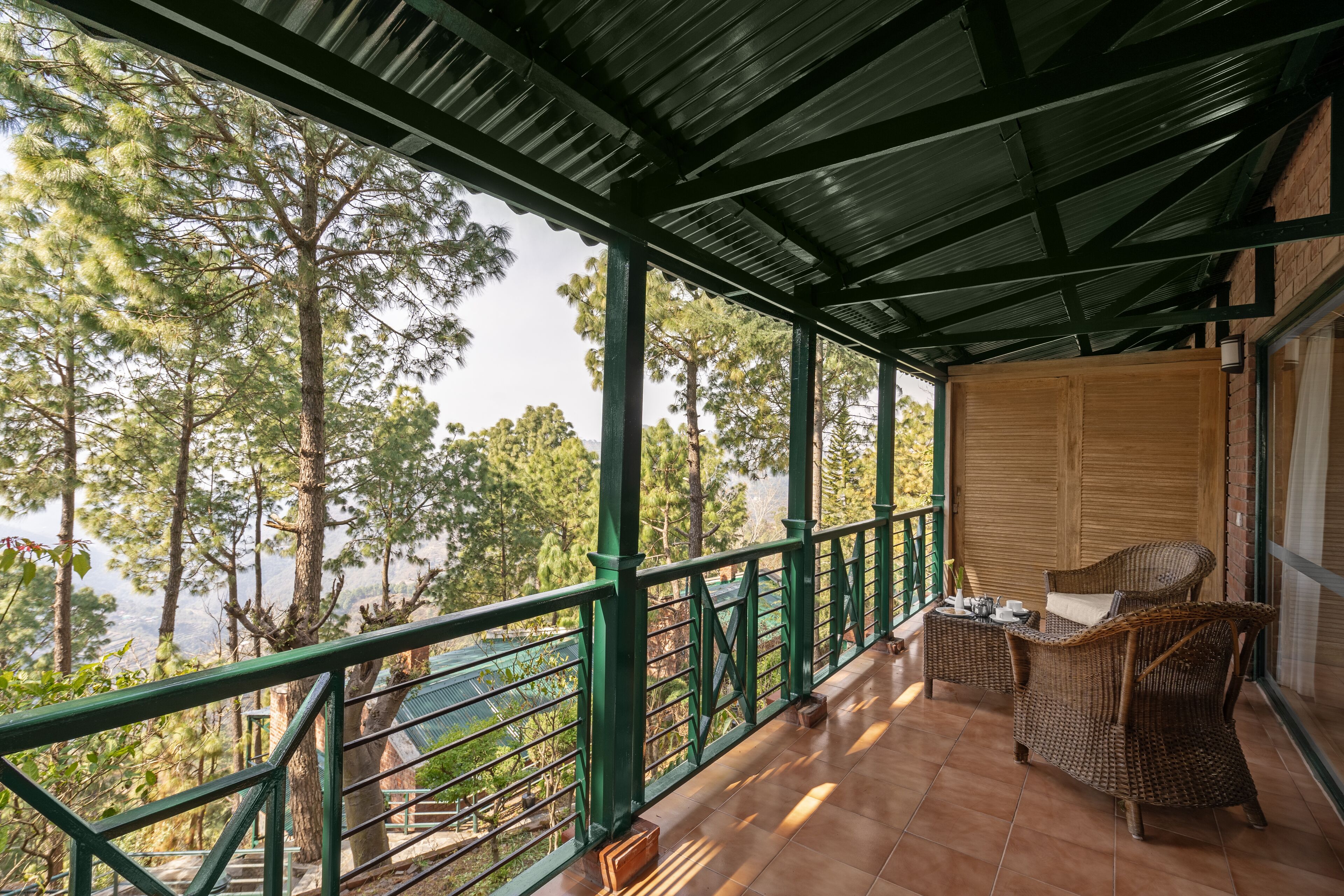 Premium cottage, 1 tweepersoonsbed, balkon, uitzicht op vallei | Uitzicht vanuit de kamer