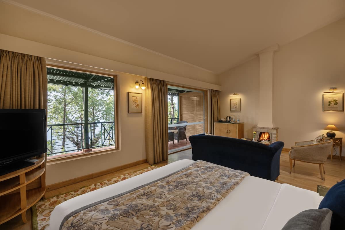 Premium cottage, 1 tweepersoonsbed, balkon, uitzicht op vallei | 1 slaapkamer, een minibar, een kluis op de kamer