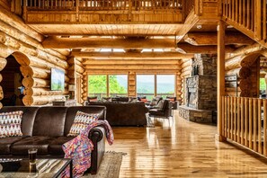 Smart TV, fireplace, video games