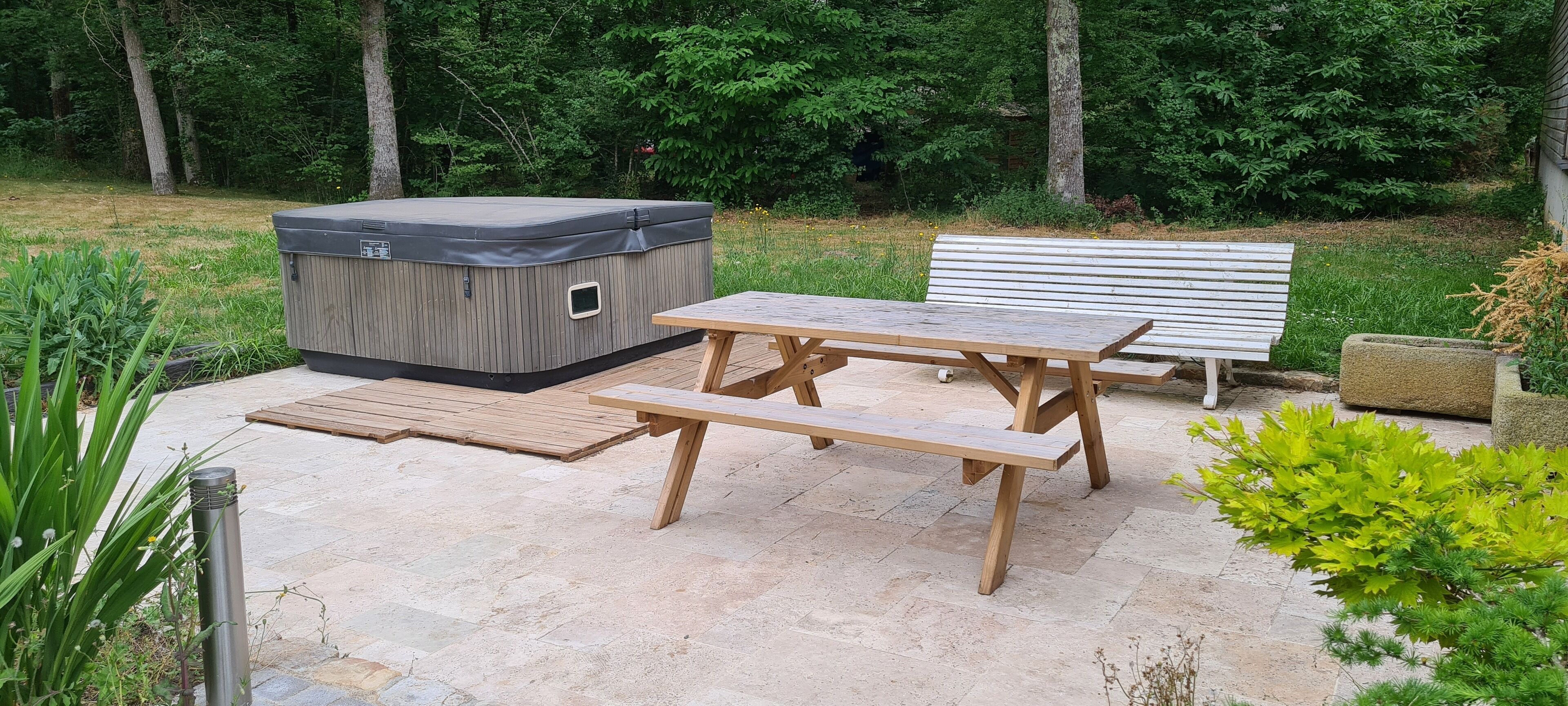 야외 스파 욕조