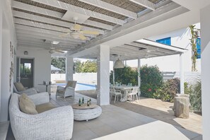 Villa, 5 Bedrooms, Private Pool, Garden View | Terrace/patio - Protaras Serifos Villa Sv07 (Paralimni)
