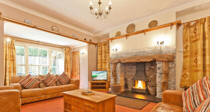 Lake District village cottage sleeping 16 guests in 8 bedrooms with 3 hot tubs