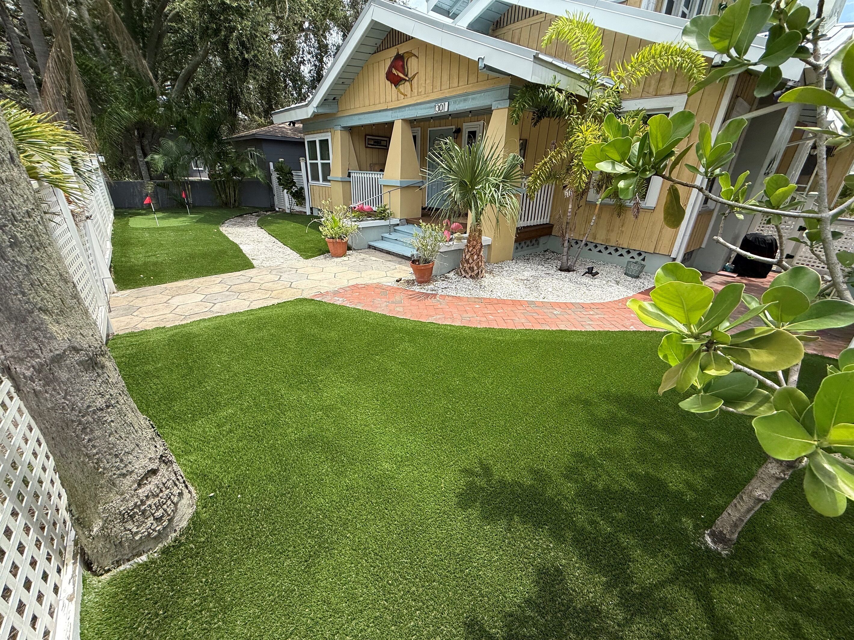 MIni Golf in front yard