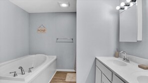 Douche, sèche-cheveux