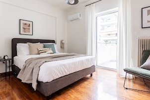 3 habitaciones, escritorio y cortinas blackout