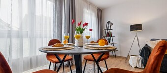 Comfort Apartment-up to 4 pers-Neunkirchen City-Parking lot-Garage-WiFi-Bathroom-Balcony