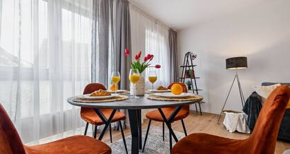 Comfort Apartment-bis 4 Pers-Neunkirchen City-Parkplatz-Garage-WiFi-Bad-Balkon