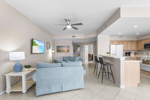 Appartement, 2 slaapkamers | Woonruimte