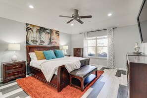 House (4 Bedrooms) | Interior - Covered Patio + Yard: Spacious Leander Home! (Leander)