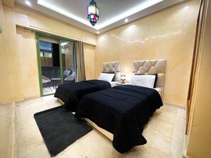 3 bedrooms, WiFi - Luxury apartment 3-bedrooms/terraces Gueliz center (Marrakech)