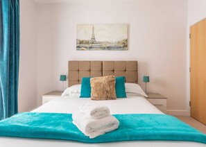 公寓 | 1 多间卧室、办公桌、隔音、免费 WiFi