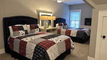 2 間睡房、熨斗/熨衫板、免費 Wi-Fi、床單