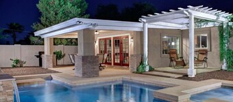 Walk to Old Town! 4BR Home + Casita w/ Heated Pool & Spa