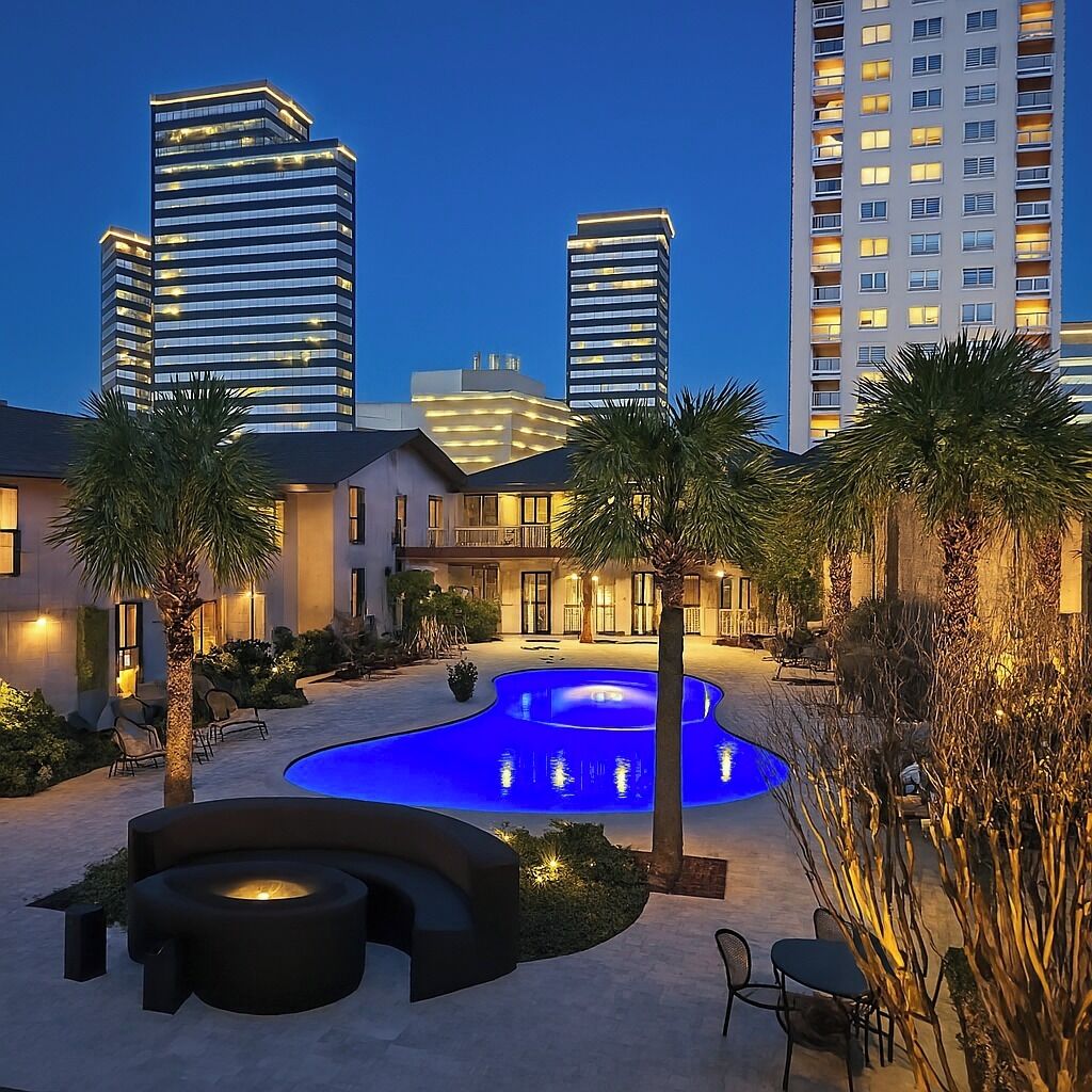 Alberca al aire libre 