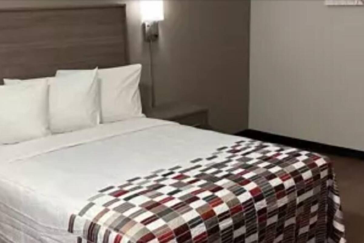 1 slaapkamer, een bureau, een laptopwerkplek, gratis wifi