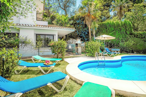 Una piscina riscaldata