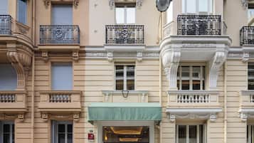 Majoituspaikan julkisivu