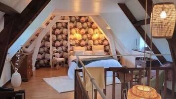 2 slaapkamers, een strijkplank/strijkijzer, gratis wifi, beddengoed