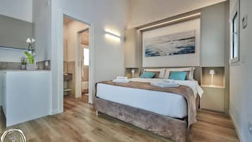 Estudio | 1 habitación, ropa de cama hipoalergénica, edredón y minibar