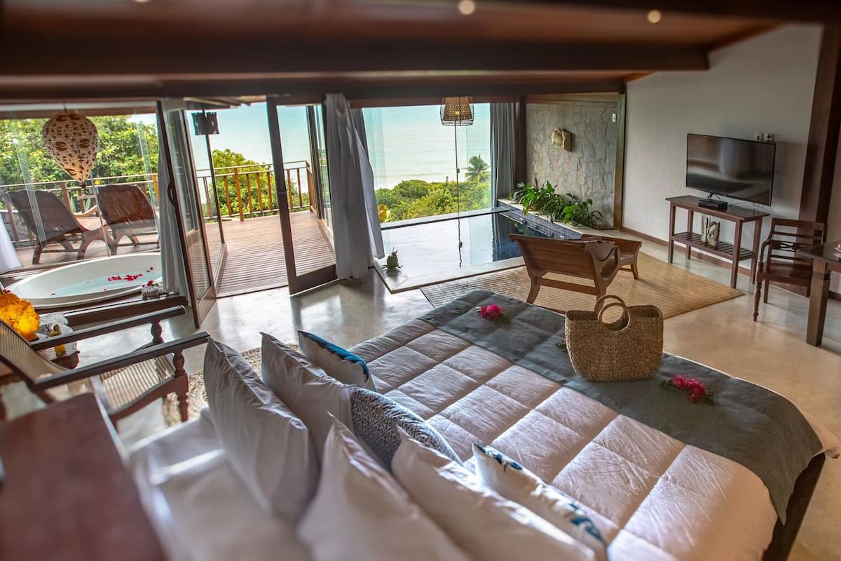 Suíte Master vista mar | 1 Schlafzimmer, hochwertige Bettwaren, Minibar, Zimmersafe