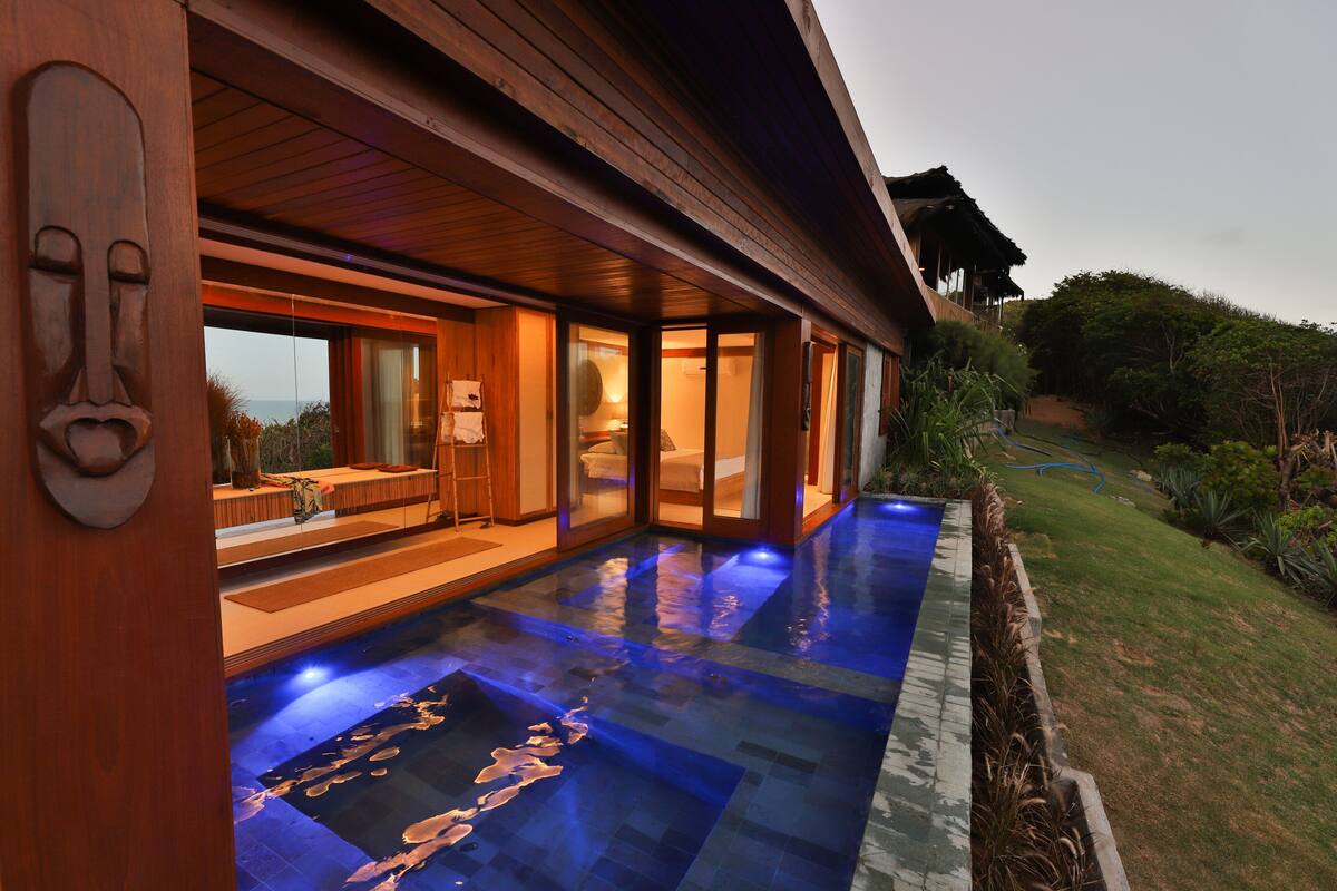 Suíte Sombra | เครื่องนอนระดับพรีเมียม, เตียงพร้อมฟูกเสริมที่นอน, มินิบาร์