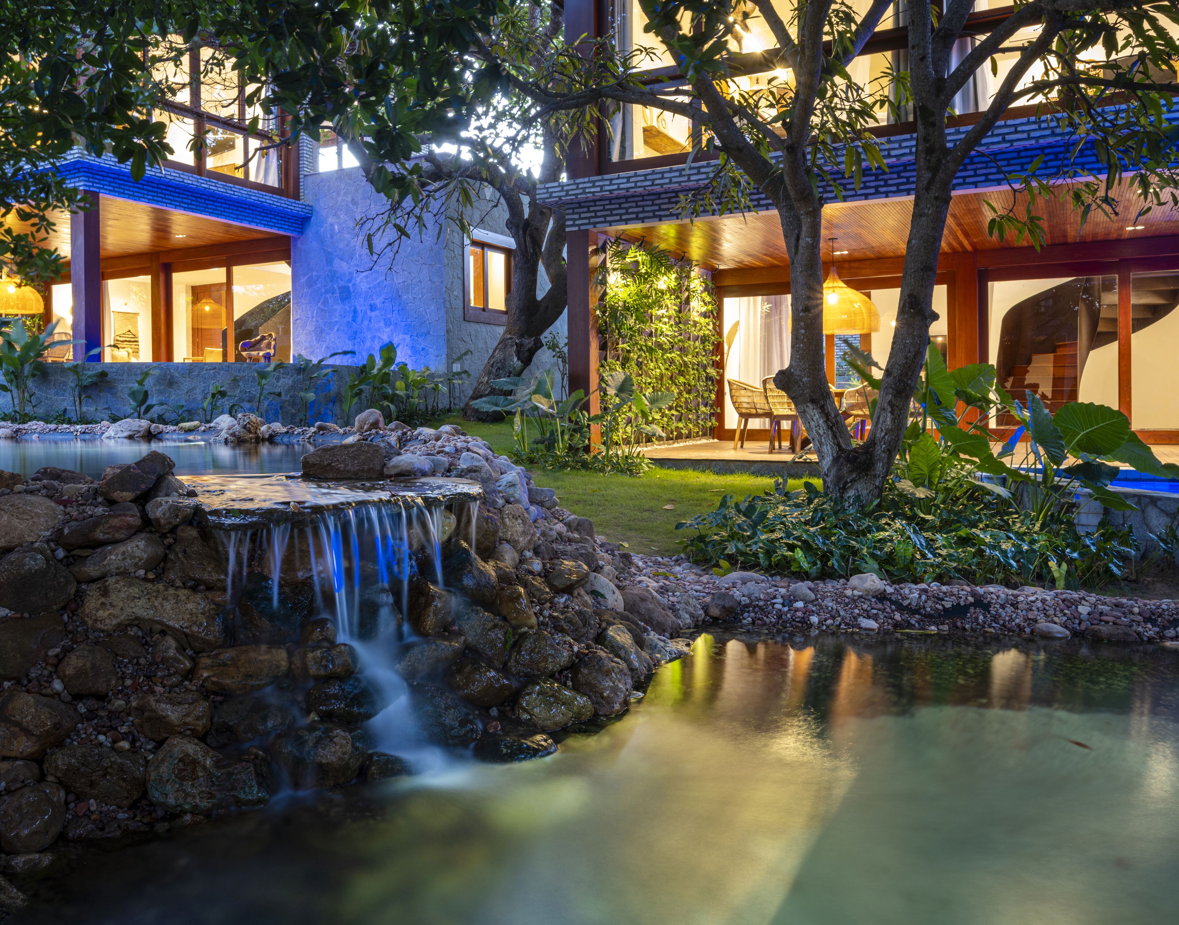 Sombra Villas | บริเวณนั่งเล่น | ทีวีจอแบน