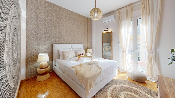 2 bedrooms, soundproofing, iron/ironing board, WiFi