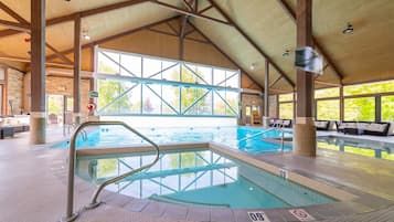 Indoor pool, outdoor pool