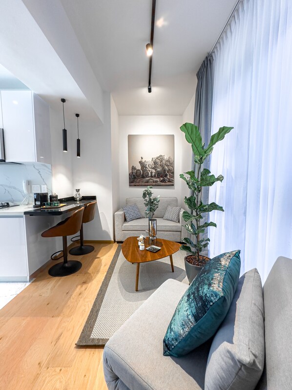 50-inch Smart TV with digital channels - Depto en La Roma Terraza and RoofTop (Mexico City)
