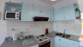 Apartment | Eigene Küche | Kühlschrank, Mikrowelle, Ofen, Herdplatte