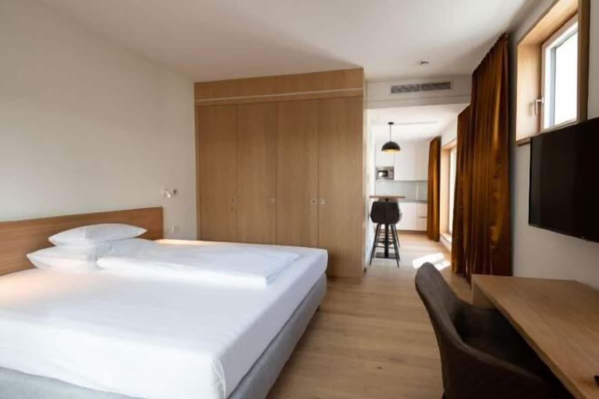 1 habitación y ropa de cama hipoalergénica