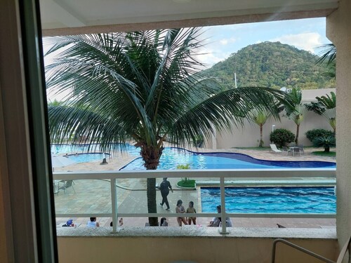 Flat Maravilhoso de Frente Para mar e Área Lazer