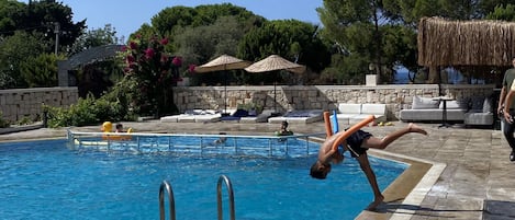 Seasonal outdoor pool