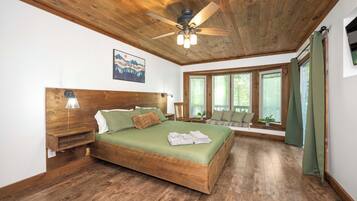 2 bedrooms, bed sheets