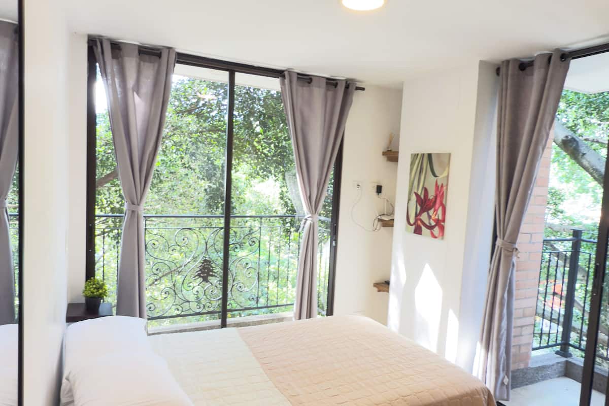 Apartamento conforto | 1 quarto, individualmente mobiliados, escrivaninha, Wi-Fi de cortesia