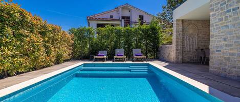 Una piscina climatizada