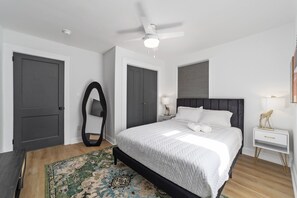 3 bedrooms, iron/ironing board, travel cot, WiFi