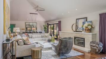 Luxury Villa | Living area | 45-inch Smart TV with digital channels