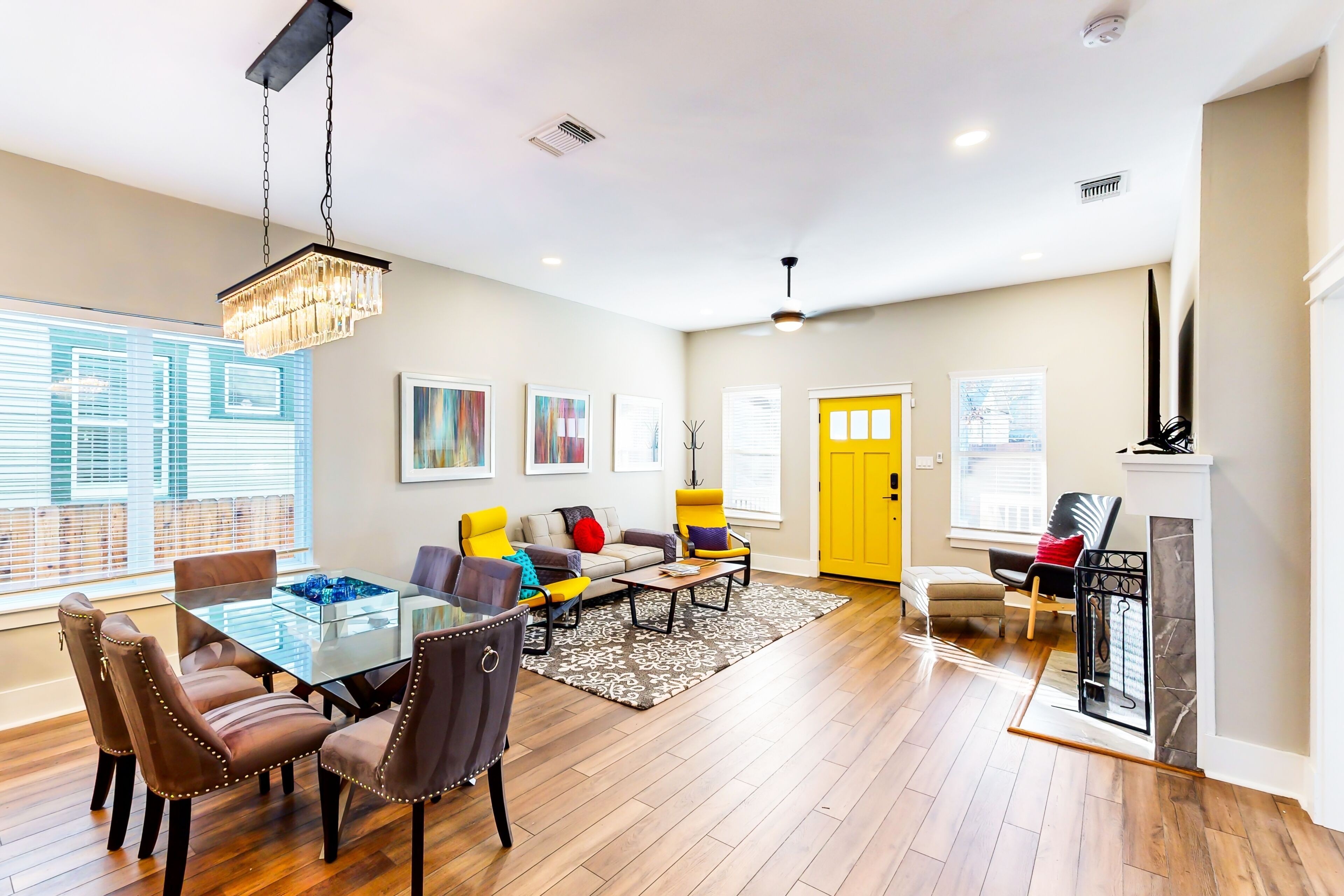 Vibrant getaway with large yard, furnished patio, W/D, & game room - near parks