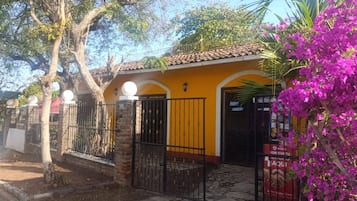 Majoituspaikan julkisivu