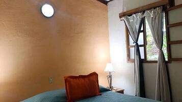 Down duvets, individually furnished, laptop workspace