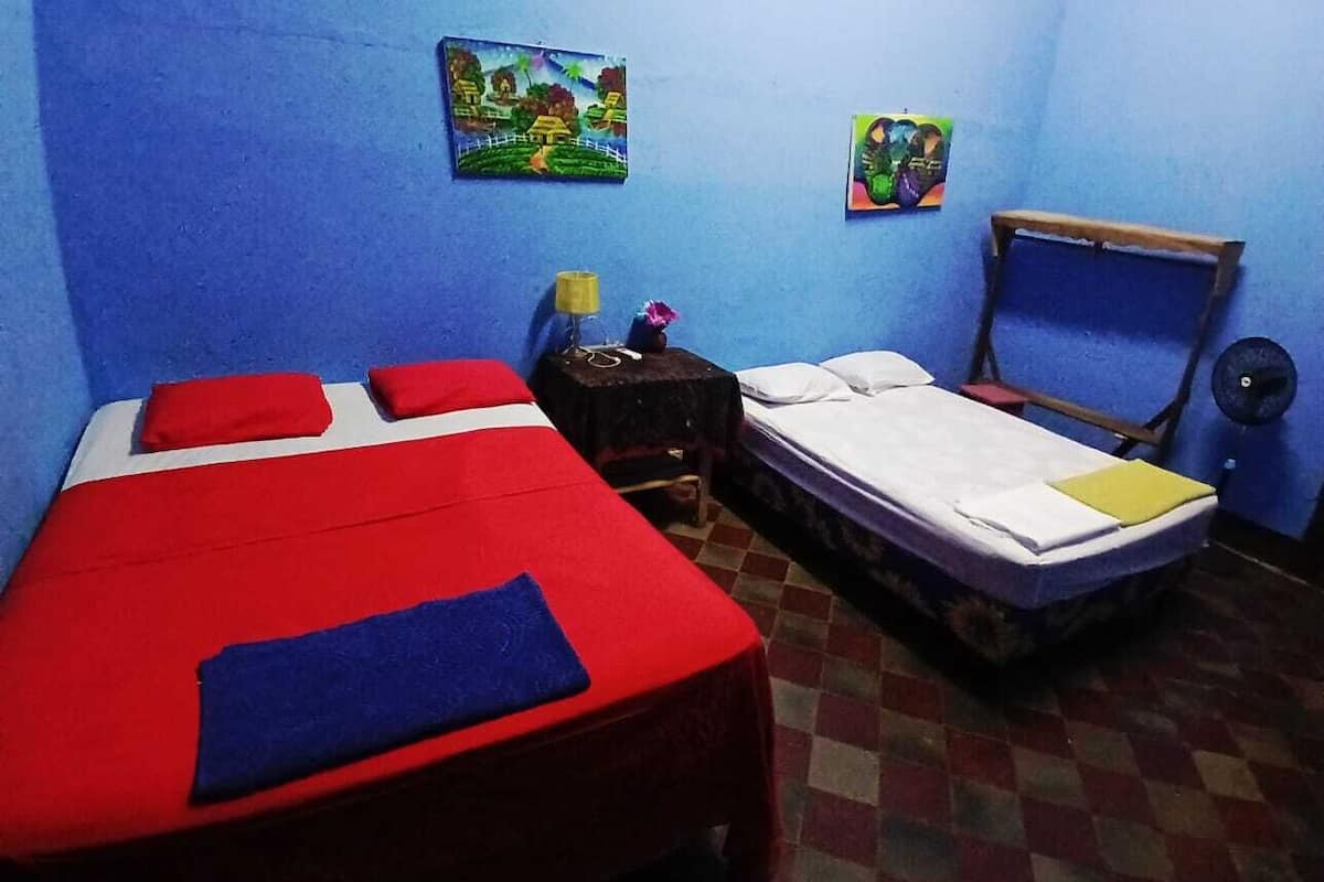 Down duvets, individually furnished, laptop workspace