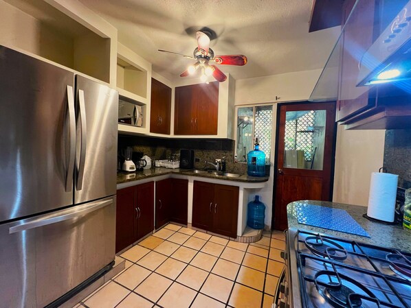 Microwave, oven, stovetop, paper towels