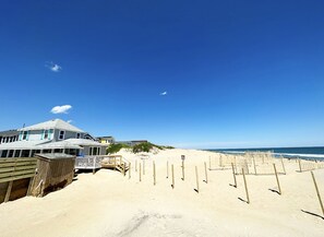 On the beach