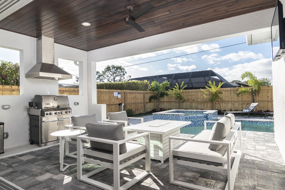 Photo 11 of NEW Arcade/Gameroom! Fine Luxury Home, Heated Pool/Spa, FREE Bikes, Near Beach