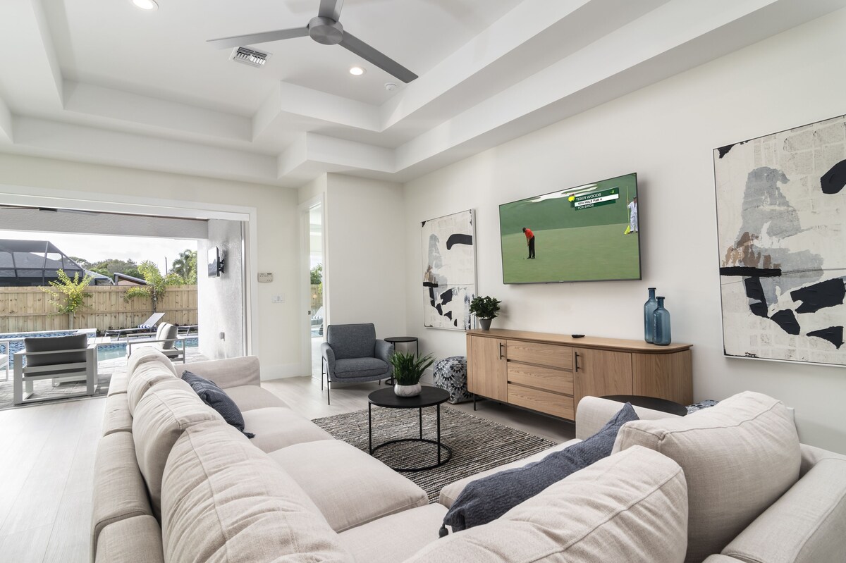 Photo 7 of NEW Arcade/Gameroom! Fine Luxury Home, Heated Pool/Spa, FREE Bikes, Near Beach