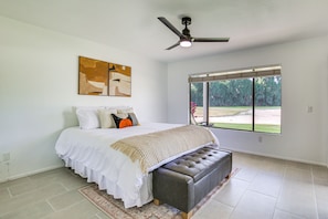 2 habitaciones, tabla de planchar con plancha y acceso a internet 